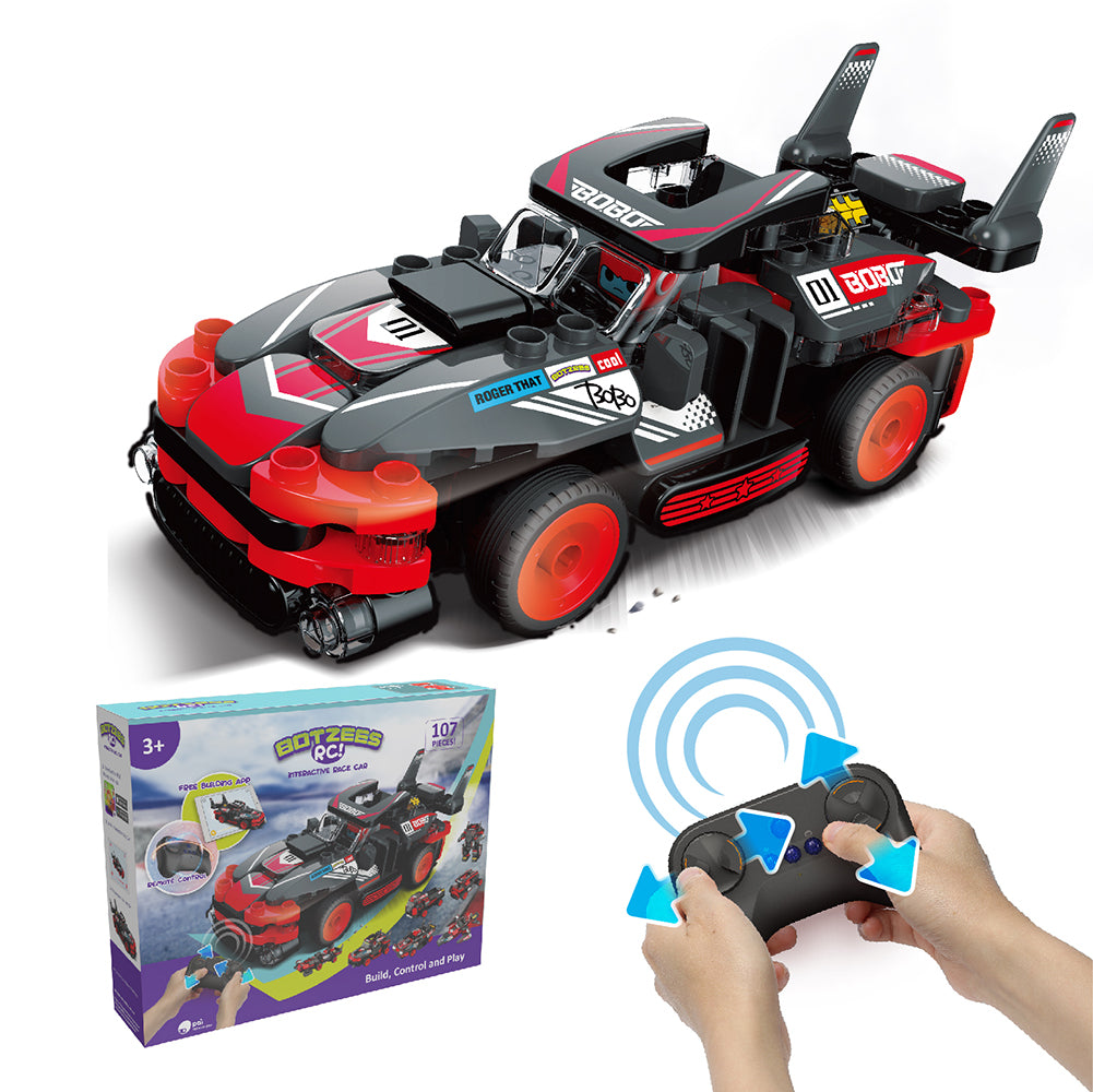 BOTZEES Remote Control RC Cars Building Kits, STEM Car Toys for Boys 8-in-1, Best Birthday Gifts for Kids Aged 3-12