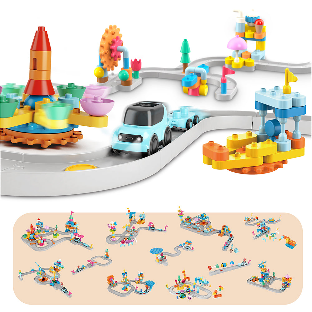 BOTZEES Toddler Coding Train Set, Fun STEM Educational Toy