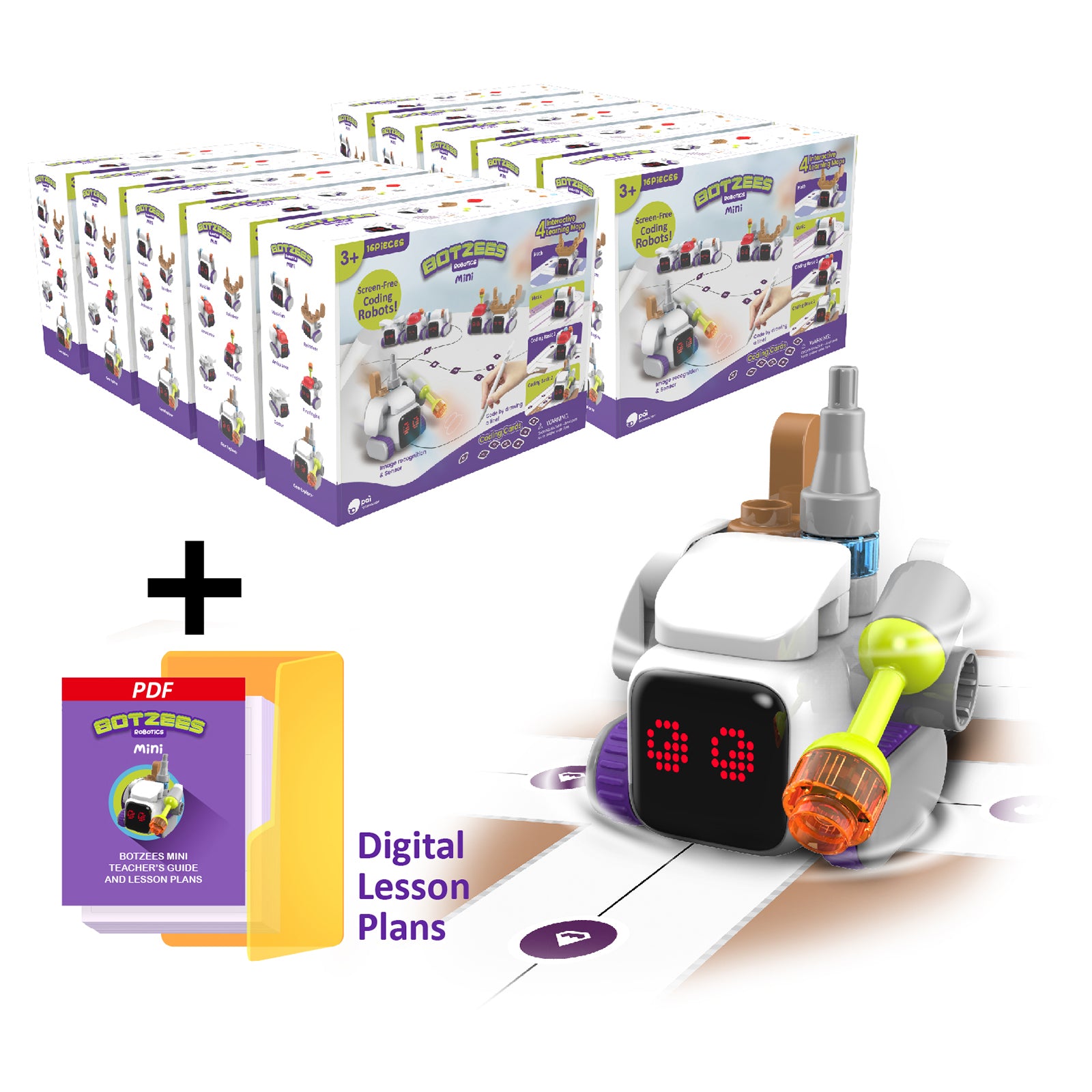 Botzees Robotics Toys | Building block coding robot for ages 3+ kid